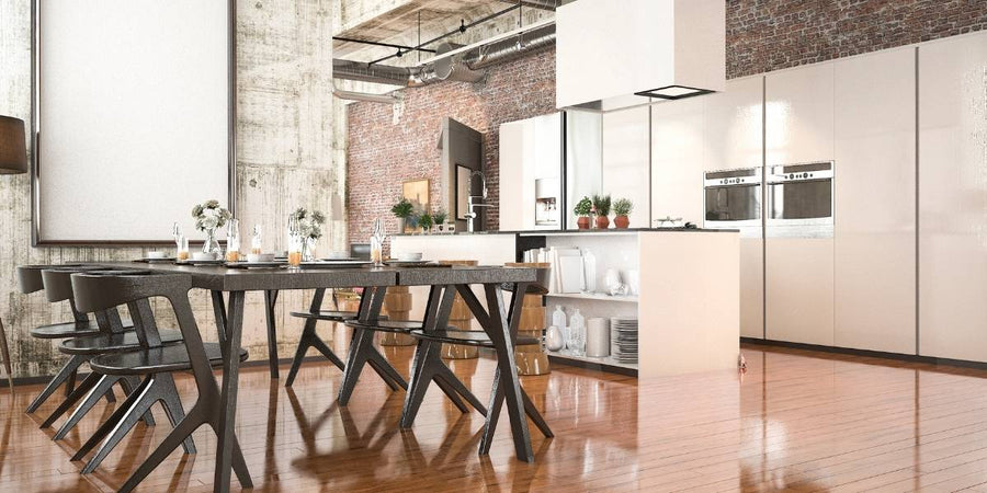 Get An Industrial Style Dining Room!