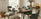 how to decorate a dining room - image features cosy modern dining room with wooden dining table, 4 green fabric chairs and dining bench, decorated in warm rustic theme