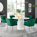 Palma Round White High Gloss 4-6 Seater Dining Table