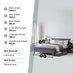 Azure White Solid Pine Double Bed Frame + Windsor Mattress