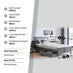 Azure Grey Solid Pine Single Bed Frame