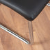 Kylo White Marble Effect Dining Table & 4 Black Lorenzo Chairs