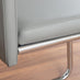 Elina White Marble Effect Round Dining Table & 2 Grey Lorenzo Chairs