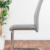 Kylo White Marble Effect Dining Table & 4 Grey Lorenzo Chairs