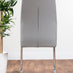 Palma White Marble Effect Round Dining Table & 4 Grey Lorenzo Chairs
