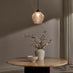 Abigail Smoky Grey Glass Pendant Ceiling Light