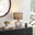 Abigail Smoky Grey Glass Table Lamp