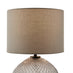 Abigail Smoky Grey Glass Table Lamp
