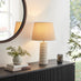 Agatha White Ceramic Table Lamp