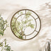 Alnwick Bronze Medium Round Window 70cm Garden Mirror