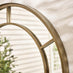 Alnwick Bronze Medium Round Window 70cm Garden Mirror