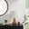 Amber Orange Glass Table Lamp