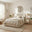 Amelie Cream Fabric Ottoman Double Bed Frame