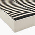 Amelie Cream Fabric Ottoman Double Bed Frame