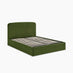 Amelie Green Velvet Ottoman Double Bed Frame
