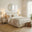 Amelie Cream Fabric Ottoman King Size Bed Frame