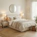 Amelie Cream Fabric Ottoman King Size Bed Frame
