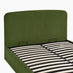 Amelie Green Velvet Ottoman King Size Bed Frame