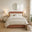 Amelie Orange Fabric Ottoman King Size Bed Frame