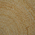 Amir Natural Jute Round Rug 120cm