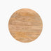 Andes Round Light Oak Wood Set of 3 Nesting Coffee Tables