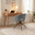 Anika Grey Fabric Swivel Office Chair
