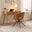 Anika Terracotta Orange Fabric Swivel Office Chair
