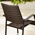 Antigua Brown Rattan 4 Seat Round Table Garden Dining Set