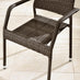 Antigua Brown Rattan 4 Seat Round Table Garden Dining Set