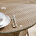 Antigua Beige Rattan 4 Seat Round Table Garden Dining Set