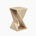 Ararat Square Light Oak Wood Side Table