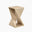 Ararat Square Light Oak Wood Side Table