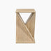 Ararat Square Light Oak Wood Side Table