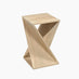 Ararat Square Light Oak Wood Side Table