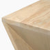 Ararat Square Light Oak Wood Side Table