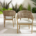 Hamburg & Asa 6 Seat Extending Table Garden Dining Set