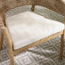 Tari & Asa Wood 4 Seat Round Table Garden Dining Set