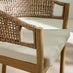 Asa Wood & Wicker 6 Seat Garden Dining Set