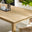 Asa Rectangular Wood 6 Seat Outdoor Dining Table
