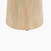 Axis Round White Oak Wood Side Table