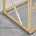 Amalfi Gold Chrome Console Table