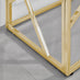 Amalfi Gold Chrome Console Table
