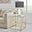 Amalfi Square Gold Side Table