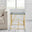 Amalfi Square Gold Side Table