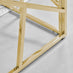 Amalfi Square Gold Side Table