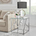 Amalfi Square Silver Side Table