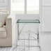Amalfi Square Silver Side Table