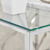 Amalfi Square Silver Side Table