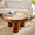 Amy Round Solid Mango Wood Coffee Table