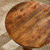 Amy Round Solid Mango Wood Coffee Table
